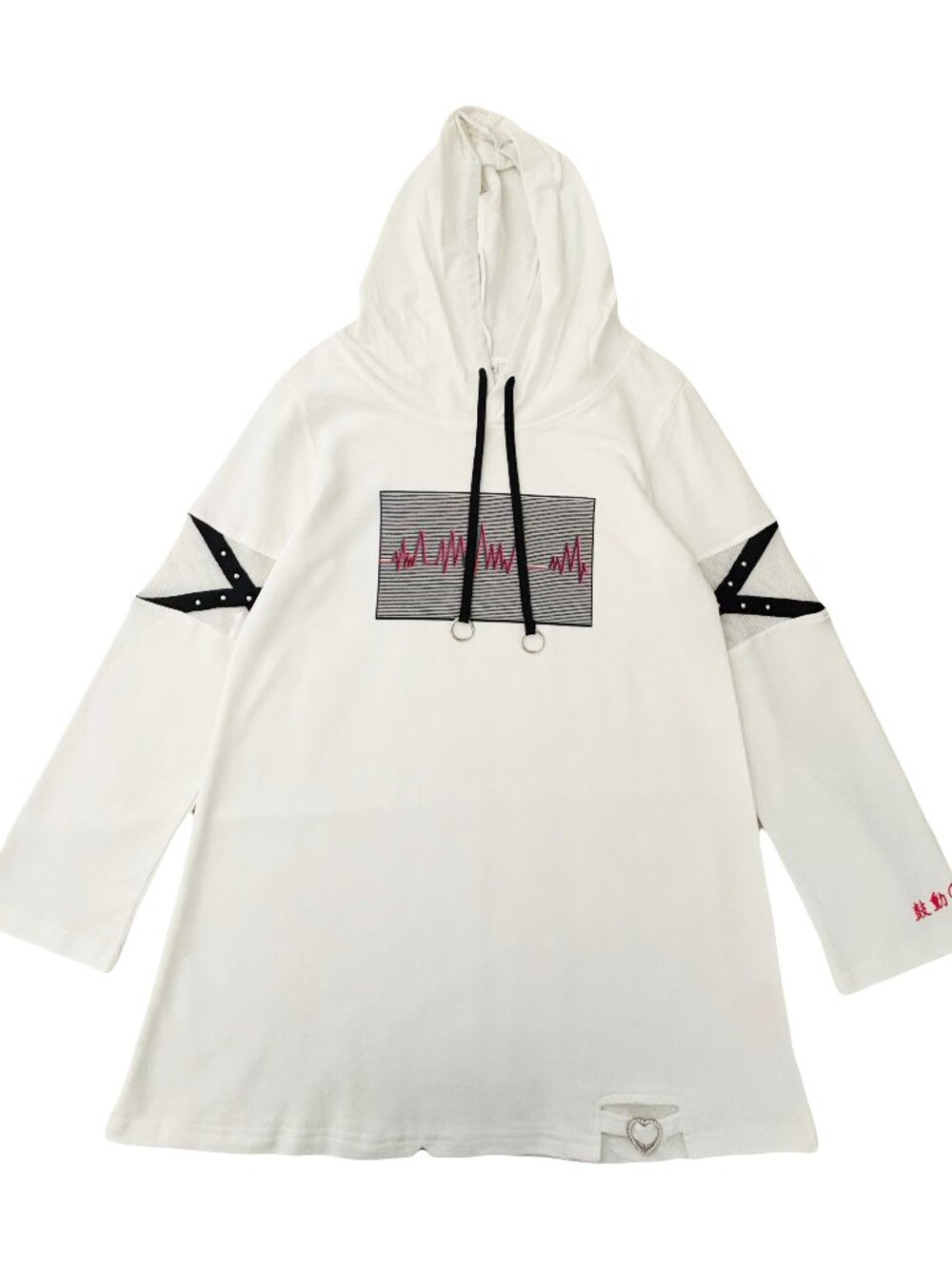 Harajuku girl cotton hoodie dress